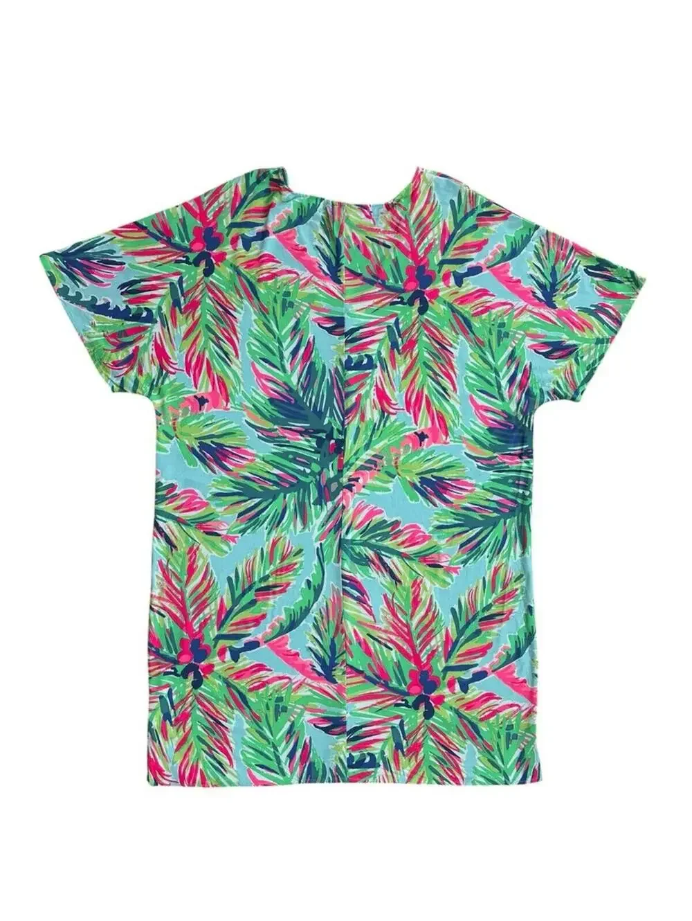 Lilly Pulitzer V Neck Short Sleeve T shirt Dress